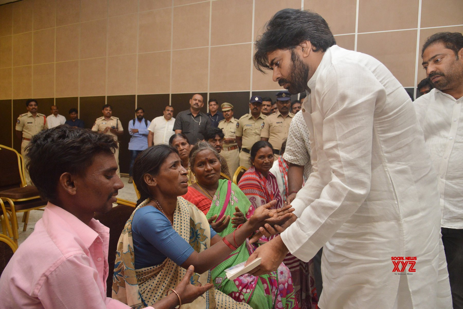 JanaSena Chief Pawan Kalyan Met Families Of Road Accident Victims