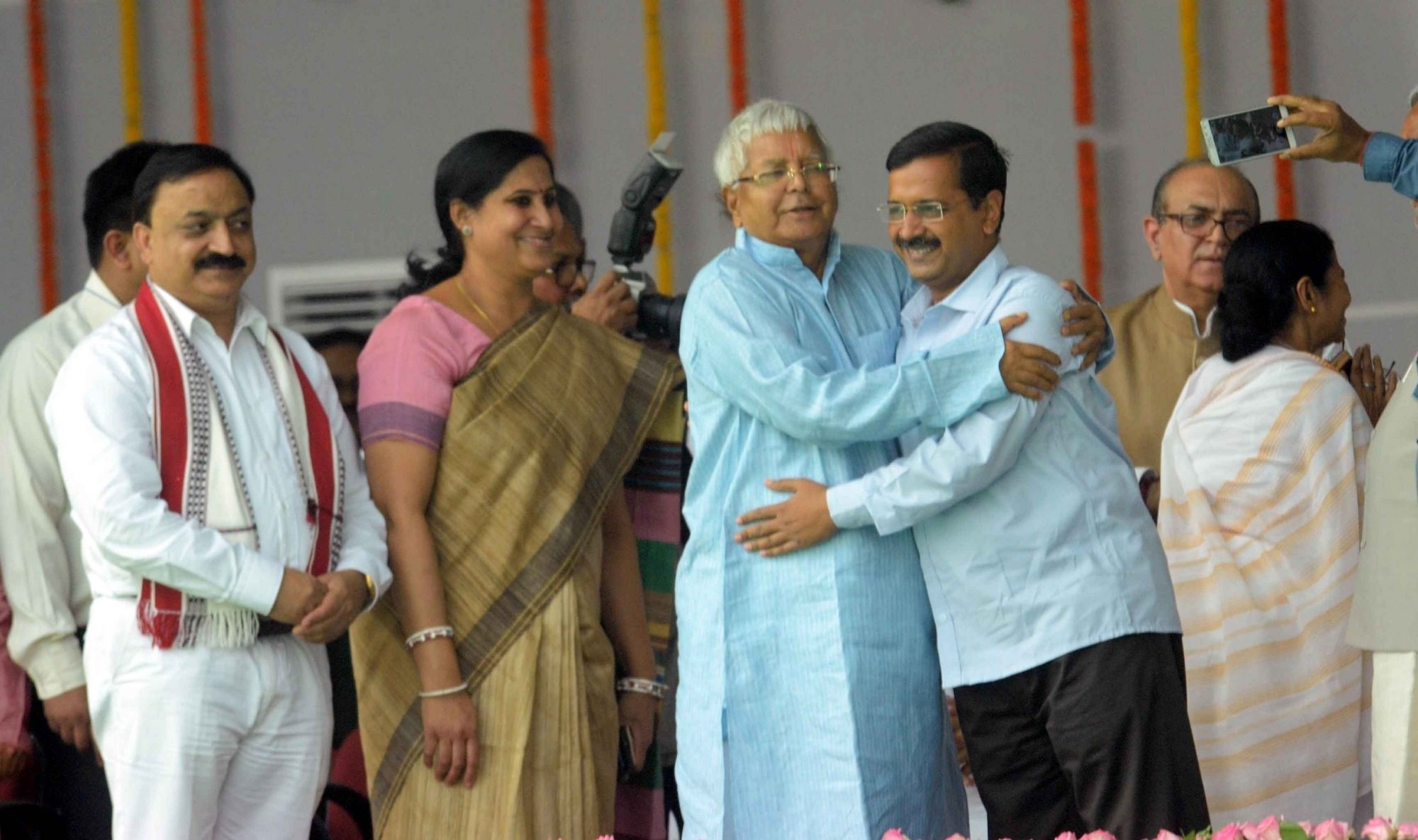Kejriwal Opposes Lalu's Dynasty Politics