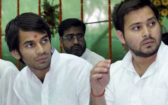 Lalu's Sons Take Charge as Ministers