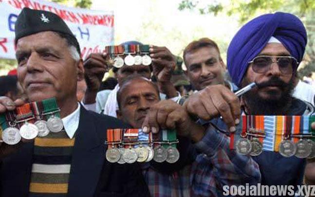OROP: Protesting Military Veterans to Return Medals