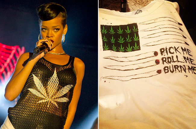 Rihanna to Launch Range of Marijuana Products?
