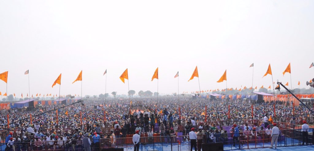 Akali Dal's Show of Strength Through Bathinda Rally