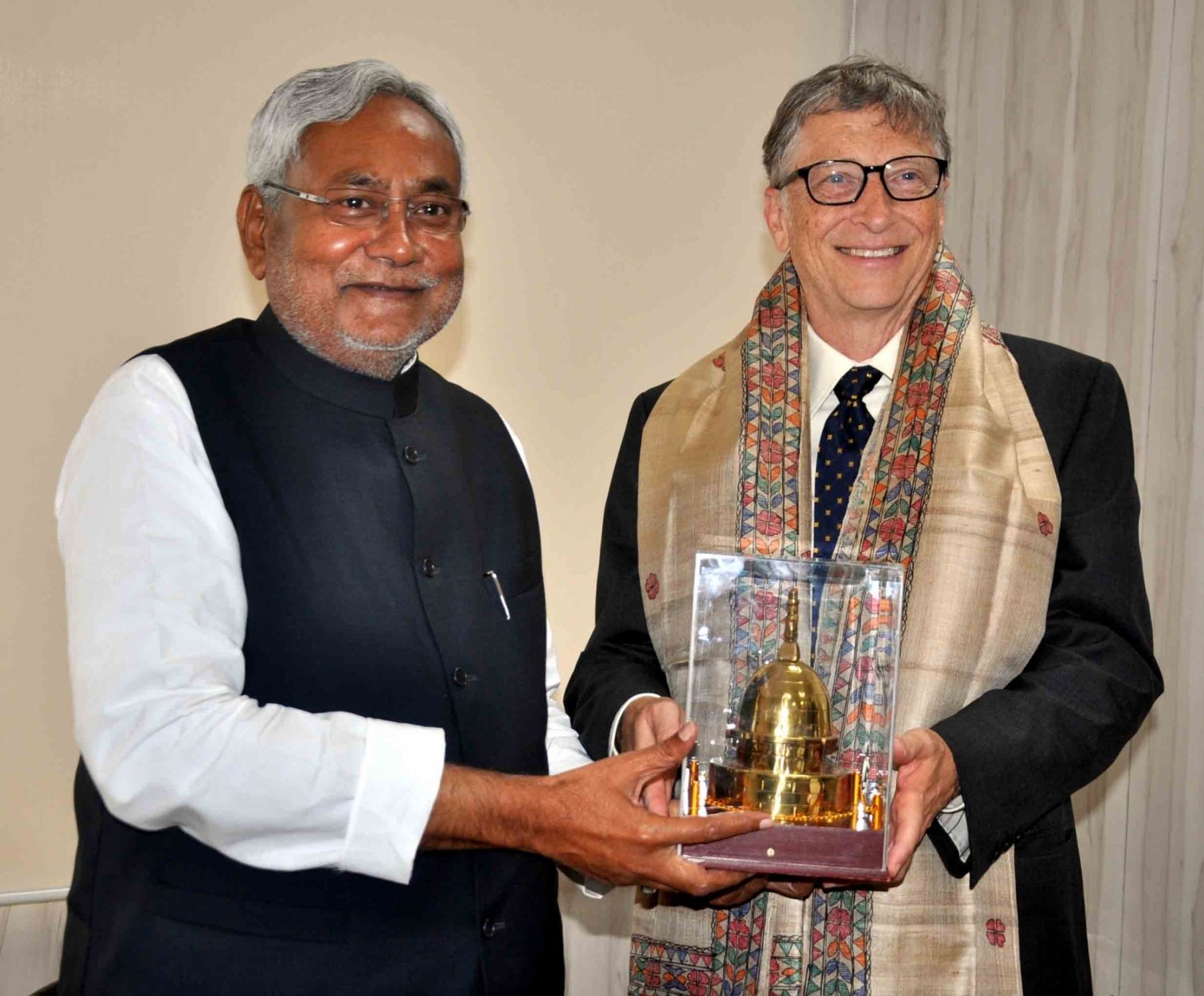 Bill Gates Meets Nitish Kumar