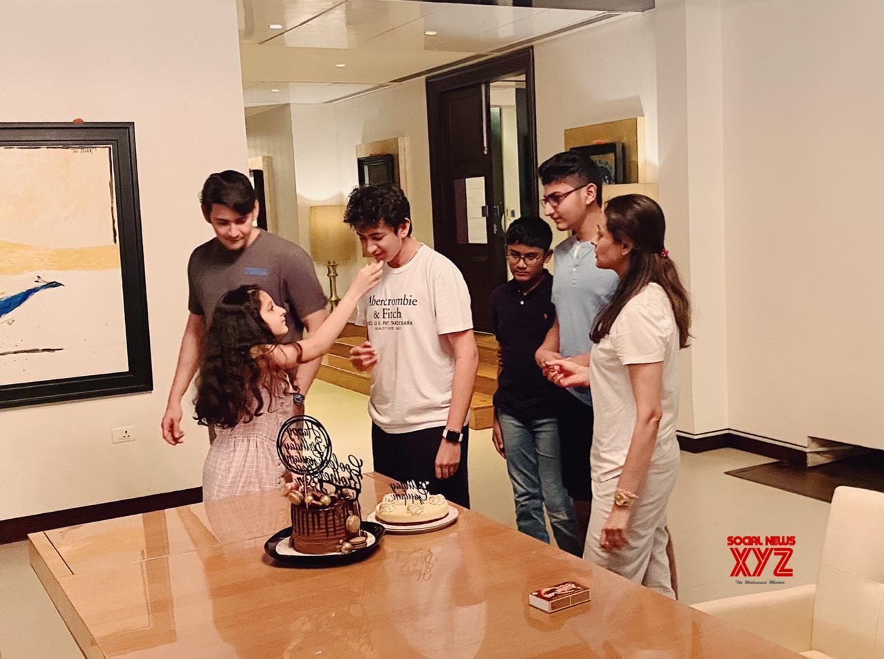 Mahesh Babu S Son Gautam Th Birthday Celebration Stills Social News Xyz