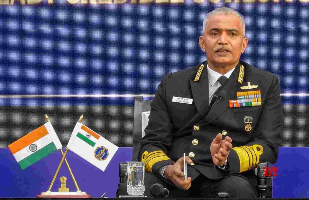 New Delhi Chief Of The Naval Staff Admiral R Hari Kumar Addresses A