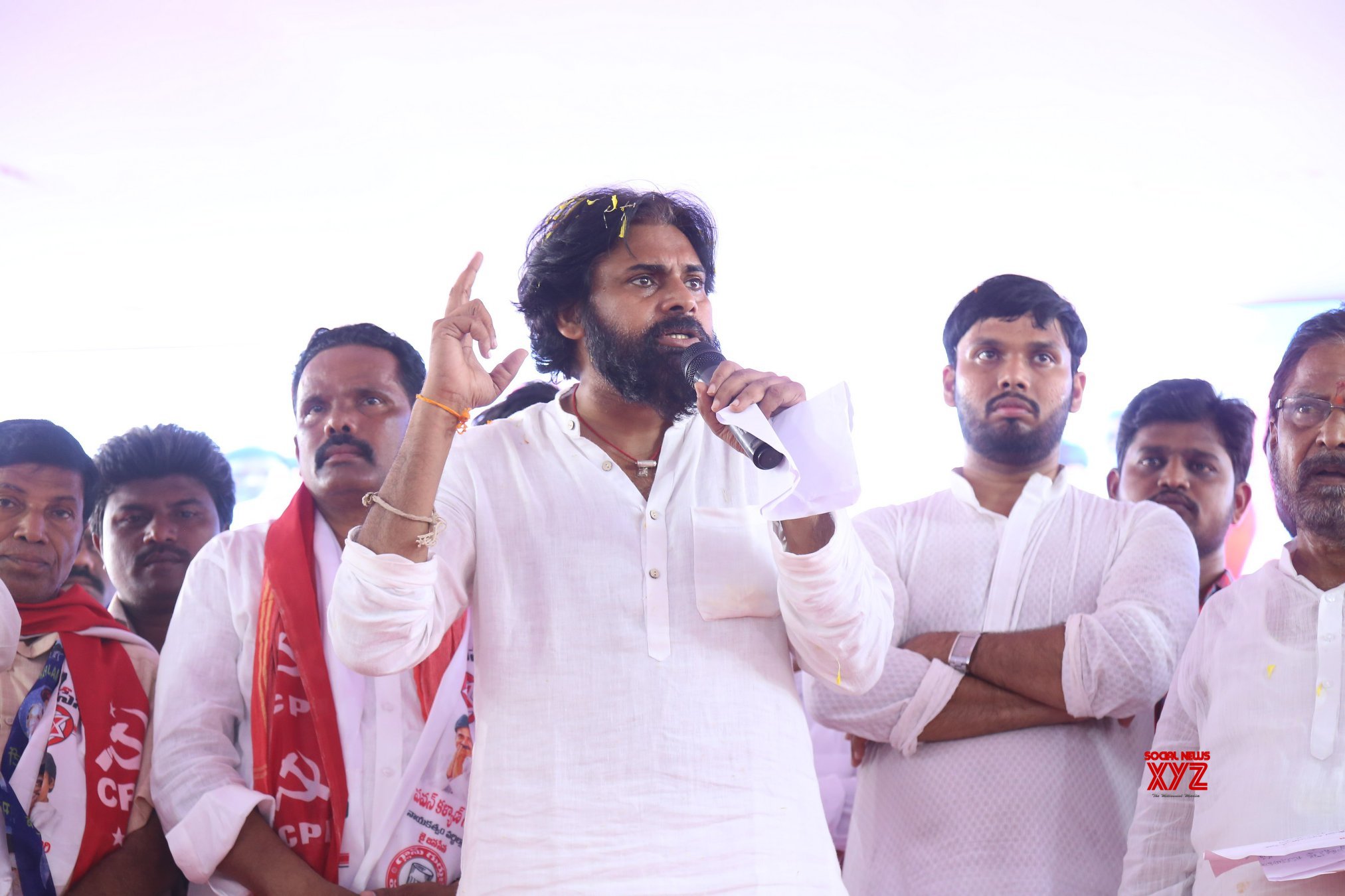 JanaSena Chief Pawan Kalyan Election Sankharavam In KAVALI - Gallery ...