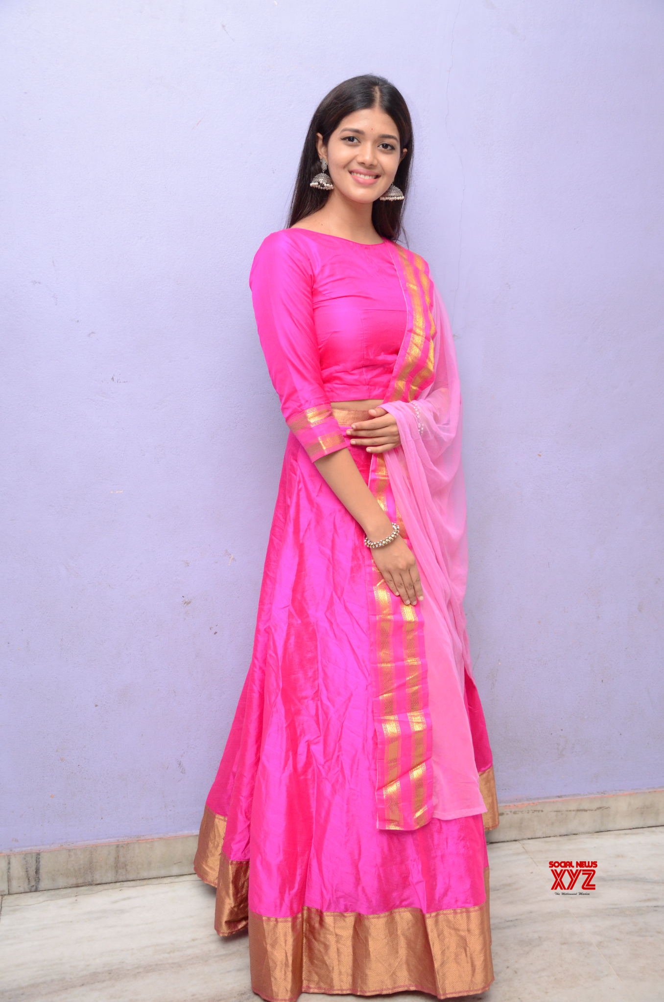 Actress Tejaswini Manogna Stills From God Of God Movie Audio Launch