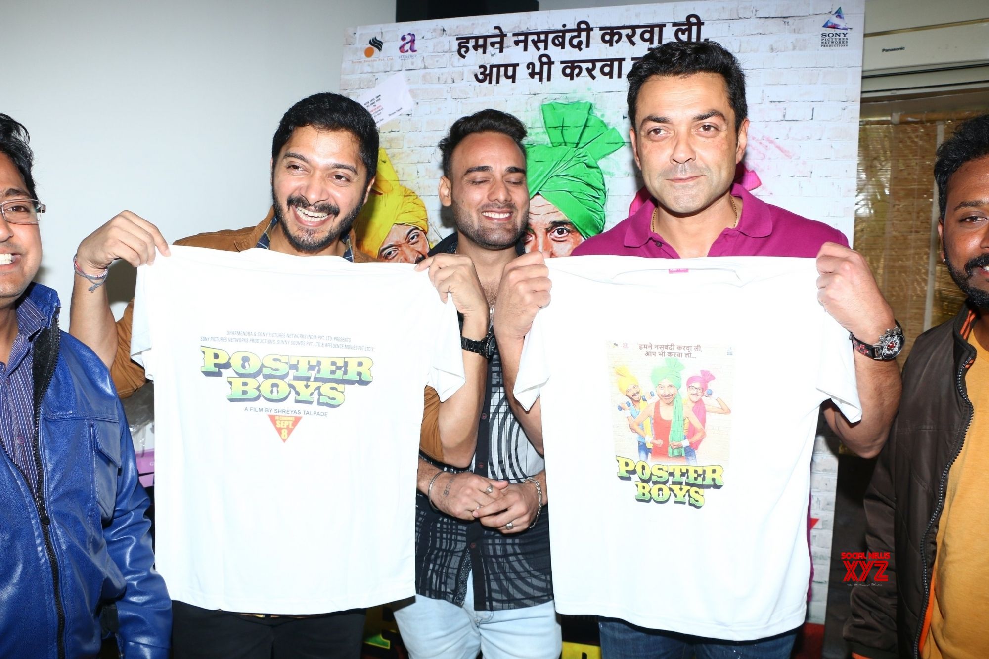 Mumbai: "Poster Boys" Promotions Shreyas Talpade, Bobby Deol - Social ...