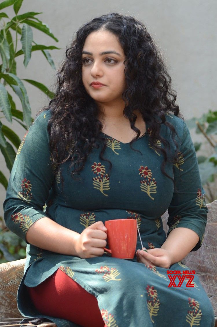 Actress Nithya Menen Stills From Awe Movie Promotions - Social News XYZ