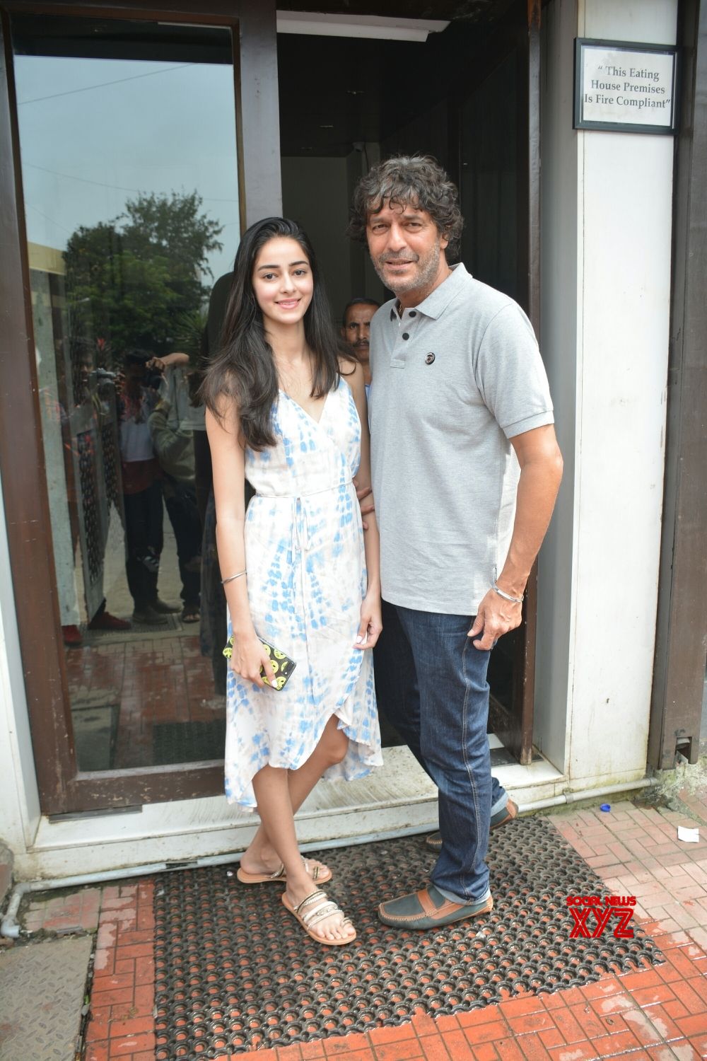 Mumbai: Chunky Pandey And Ananya Pandey Seen At Mumbai's Bandra ...