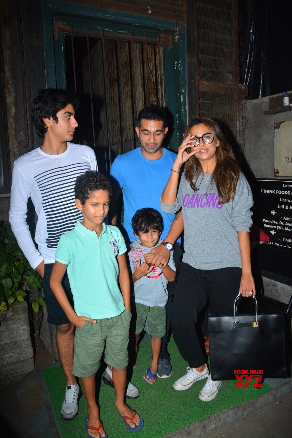 Mumbai: Amrita Arora, Shakeel Ladak, Rayaan Ladak And Azaan Ladak Seen ...