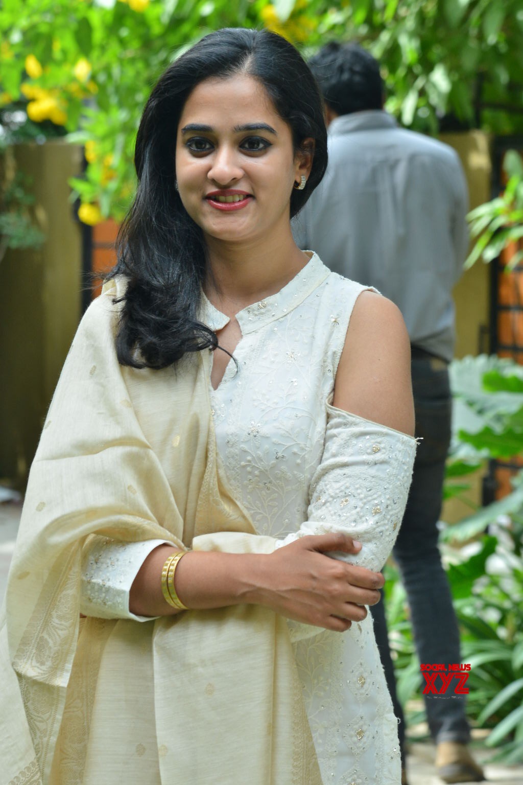 Actress Nanditha Raj Stills From Viswamitra Movie Teaser Launch ...