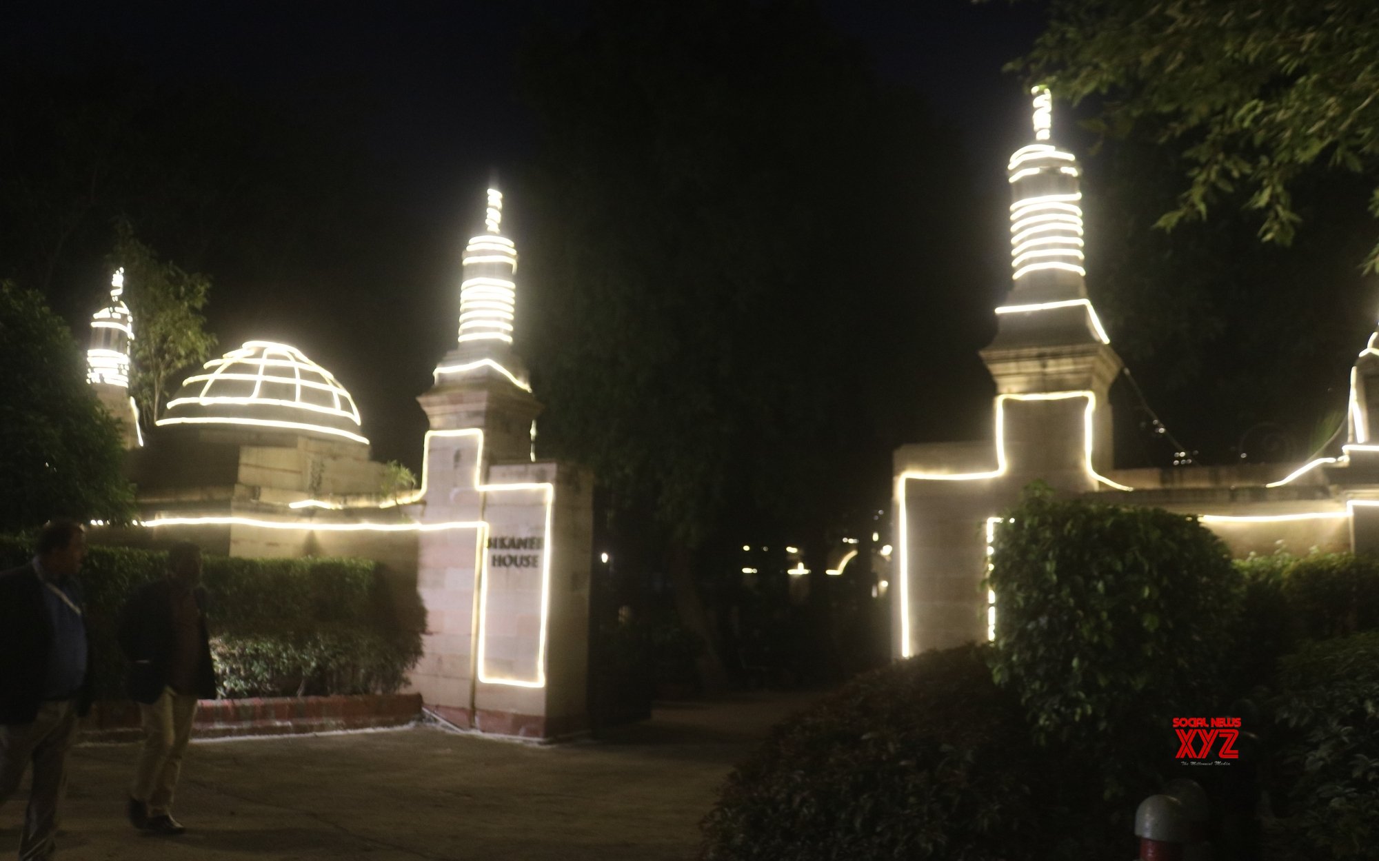 New Delhi: Illuminated Bikaner House #Gallery - Social News XYZ