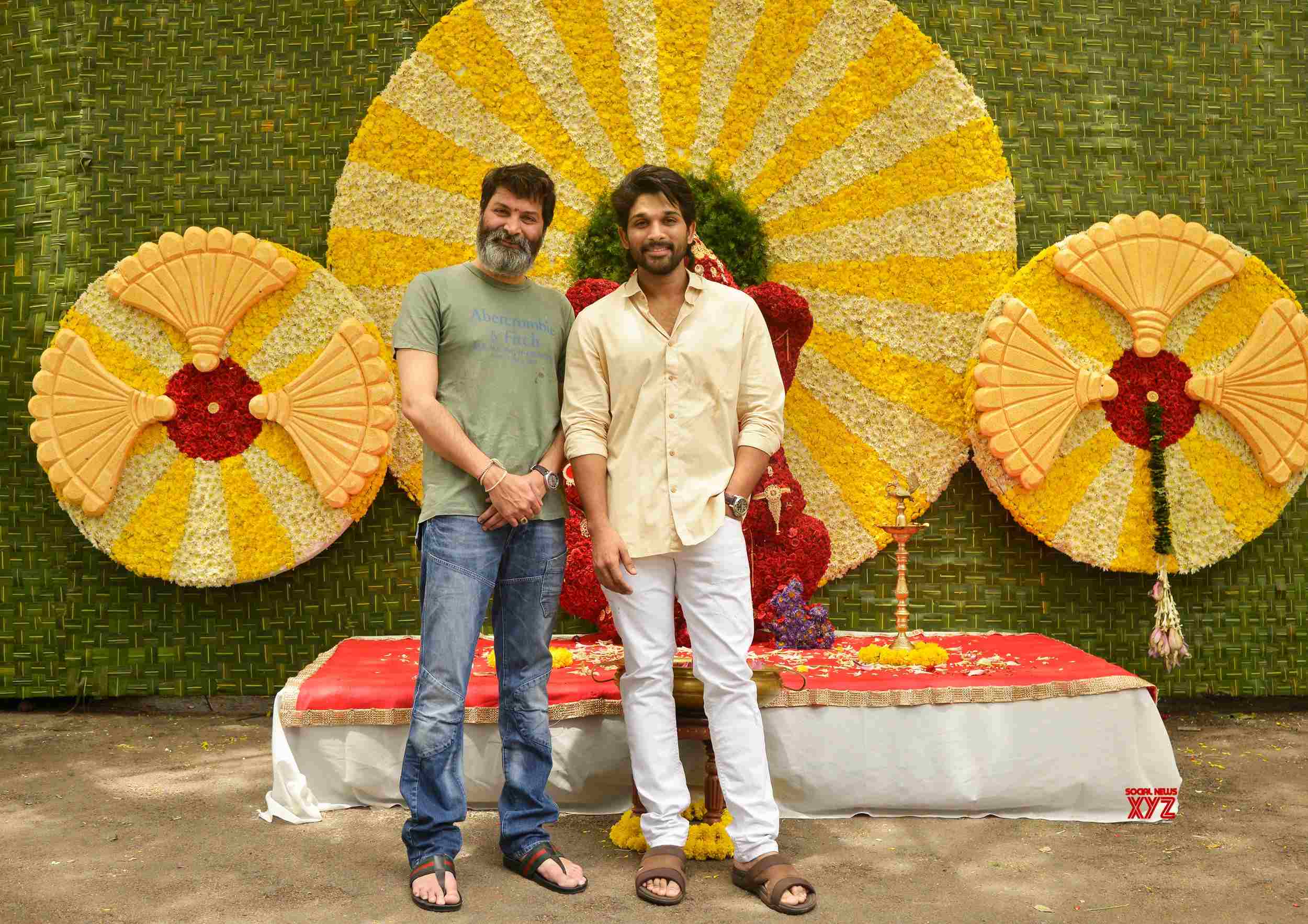 Allu Arjun And Trivikram's AA19 Movie Opening Gallery - Social News XYZ