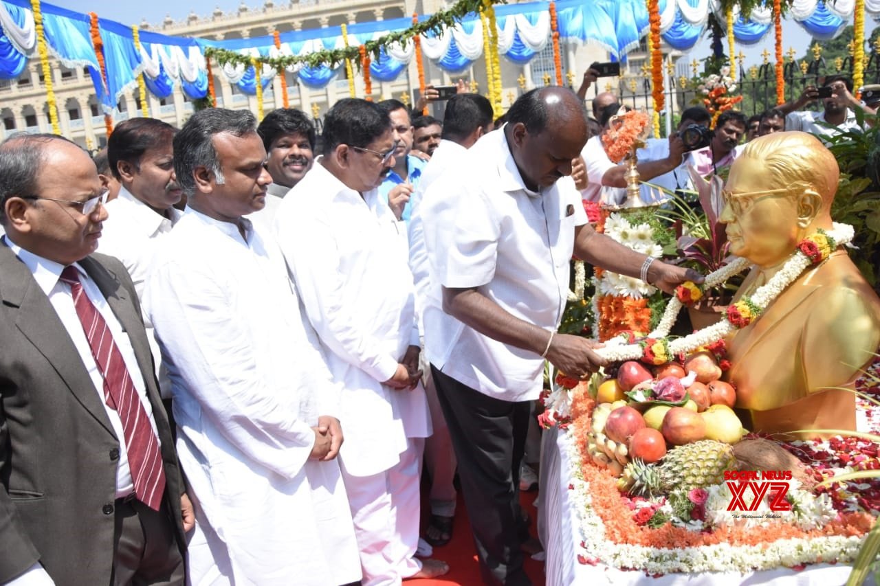 Bengaluru: B.R. Ambedkar's Birth Anniversary - HD Kumarswamy #Gallery ...