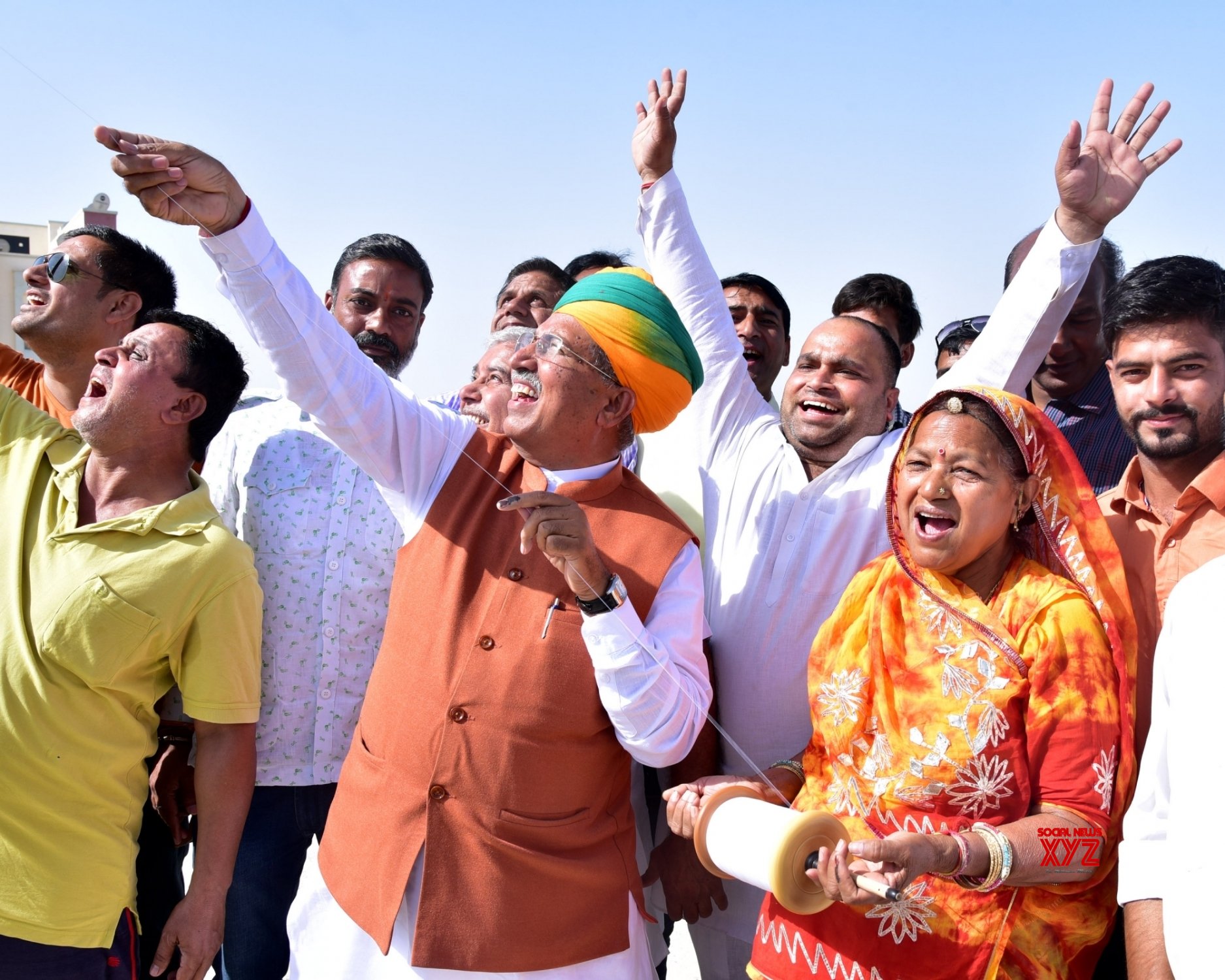 Bikaner: Bikaner Foundation Day - Arjun Ram Meghwal Seen Flying Kite # ...