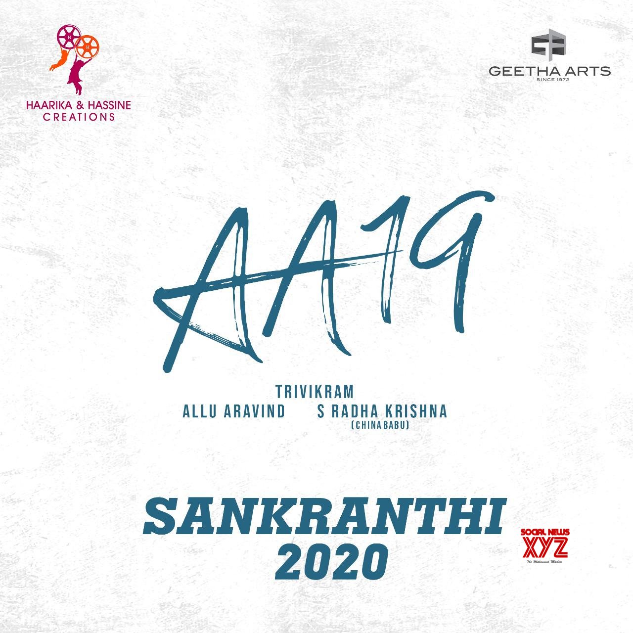 Trivikram Srinivas, Allu Arjun And Pooja Hegde's AA19 Will Release For ...