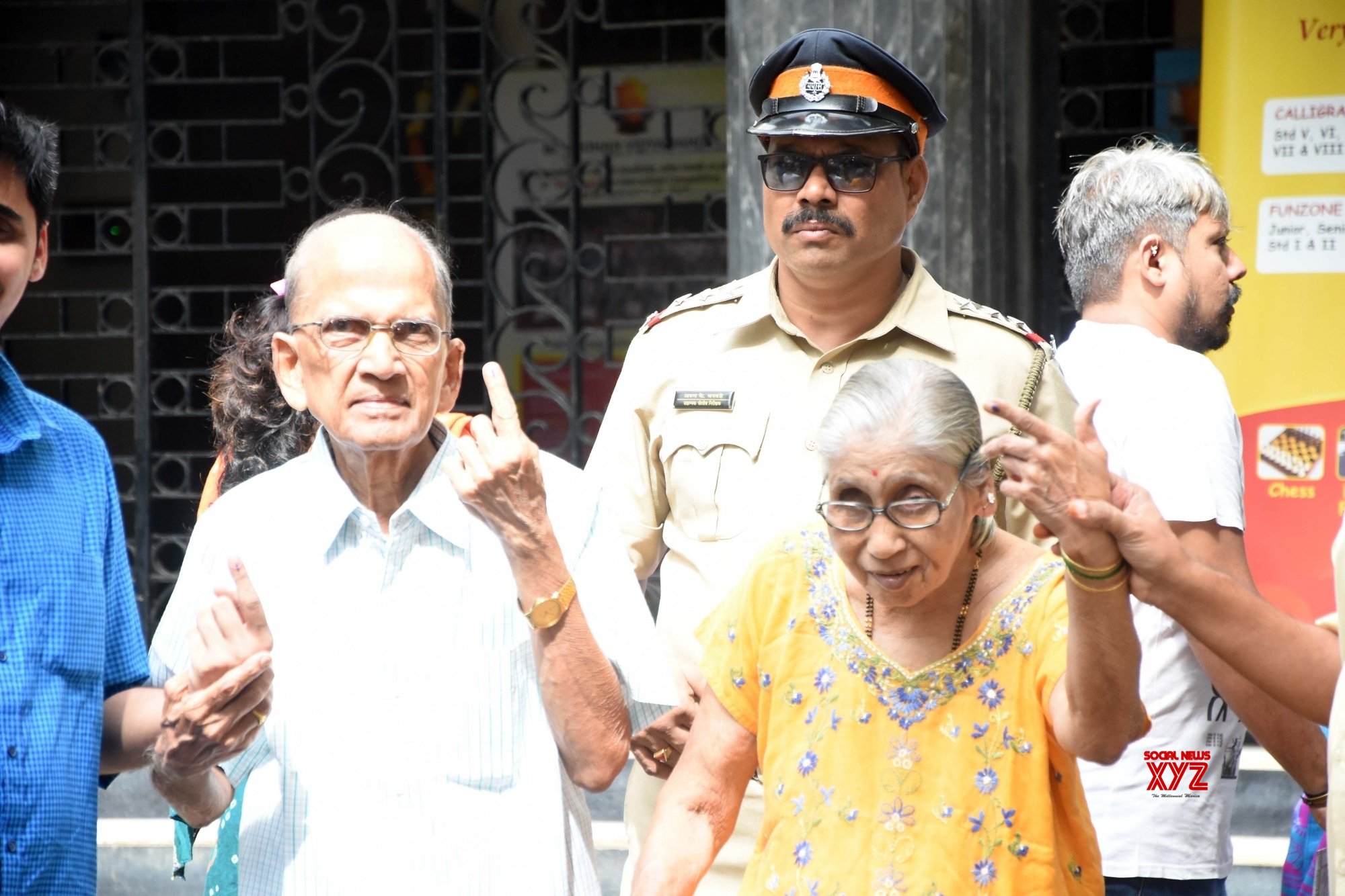 Mumbai: Maharashtra Polls - Senior Citizens Cast Votes #Gallery ...