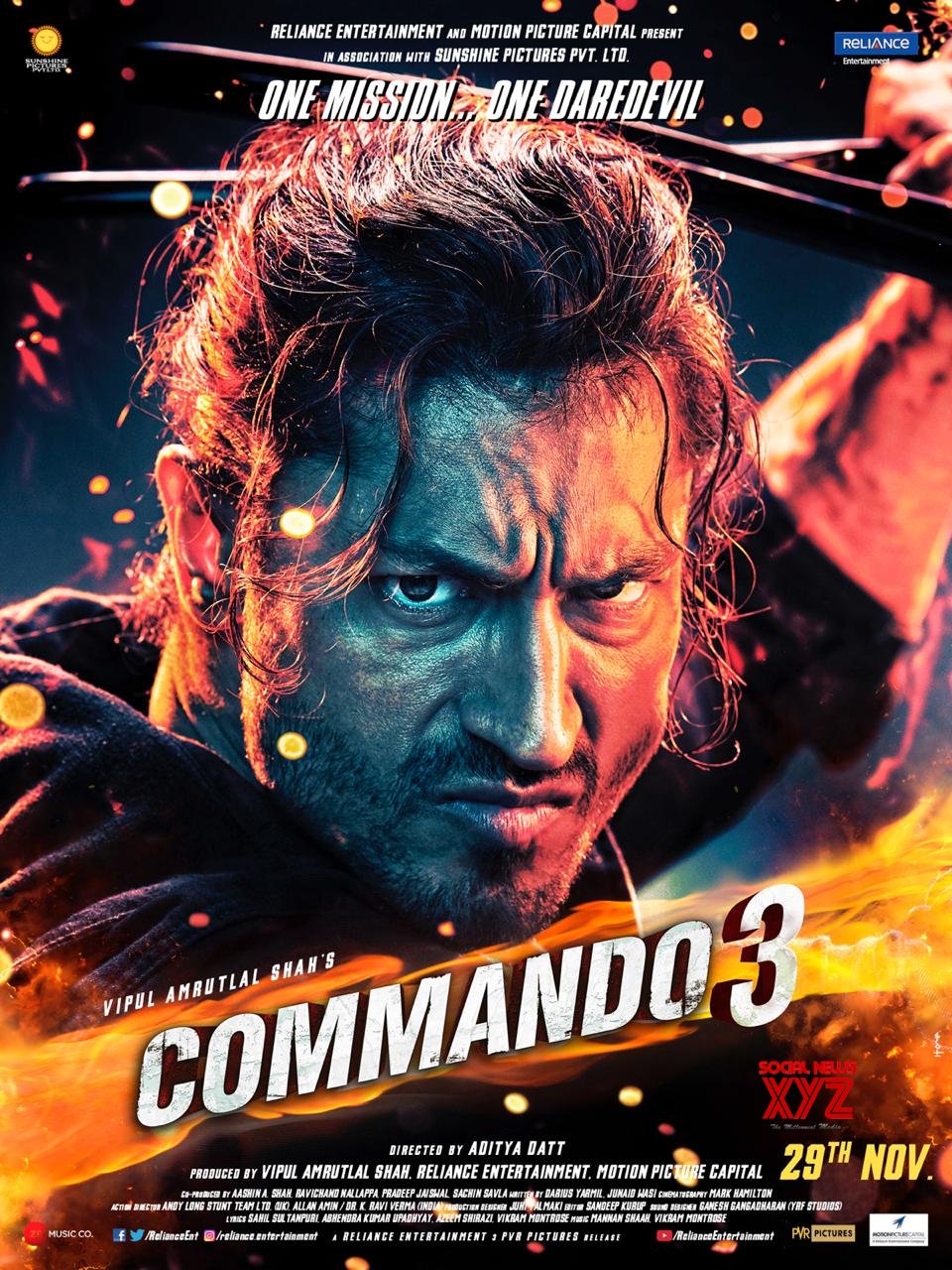 Commando 3 Movie Character Posters Social News XYZ