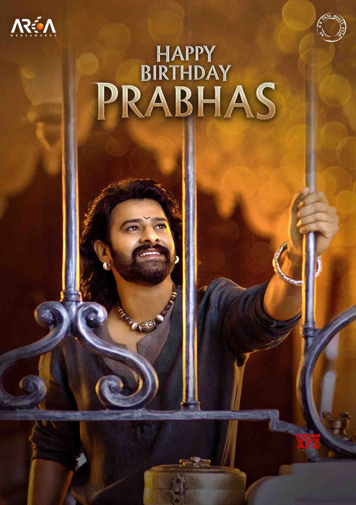 Rebel Star Prabhas Birthday Wishes Poster From Baahubali Team - Social ...