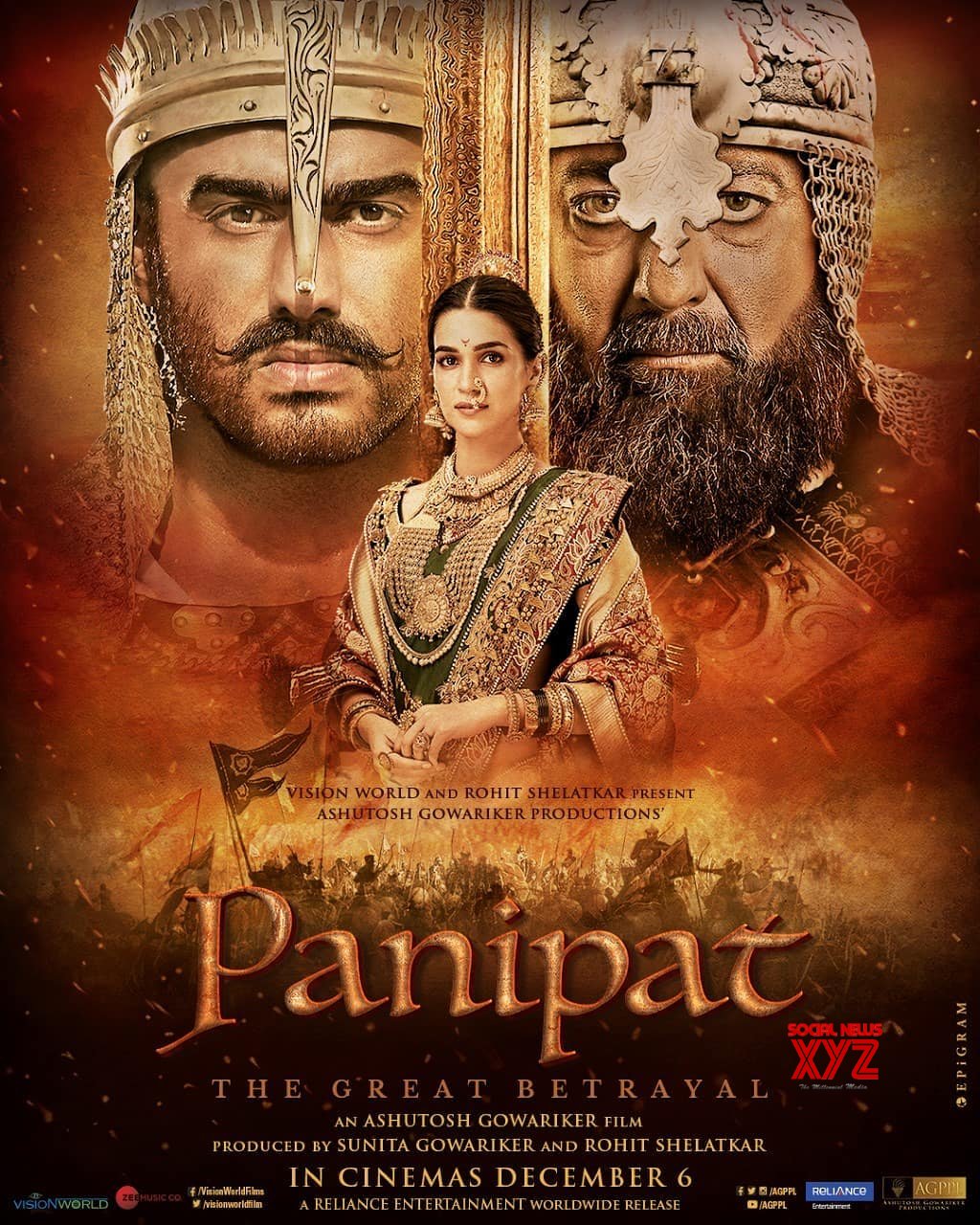 panipat-movie-latest-poster-trailer-out-today-at-12-pm-social-news-xyz