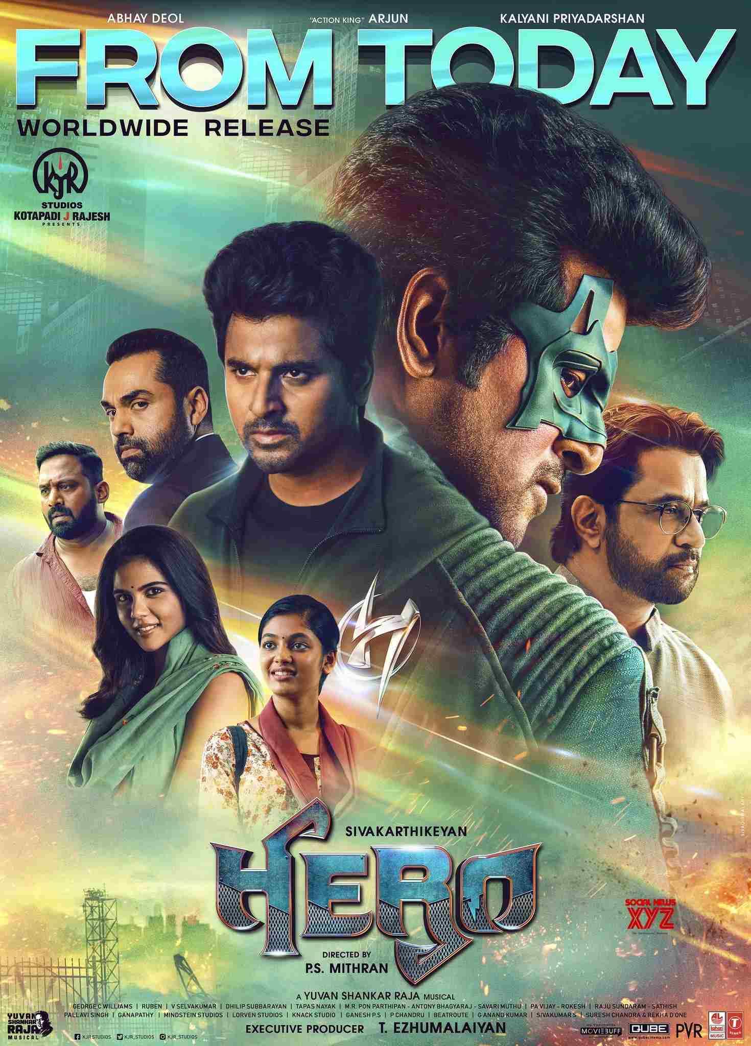 Siva Karthikeyan's Hero Movie Releasing Today Poster - Social News XYZ