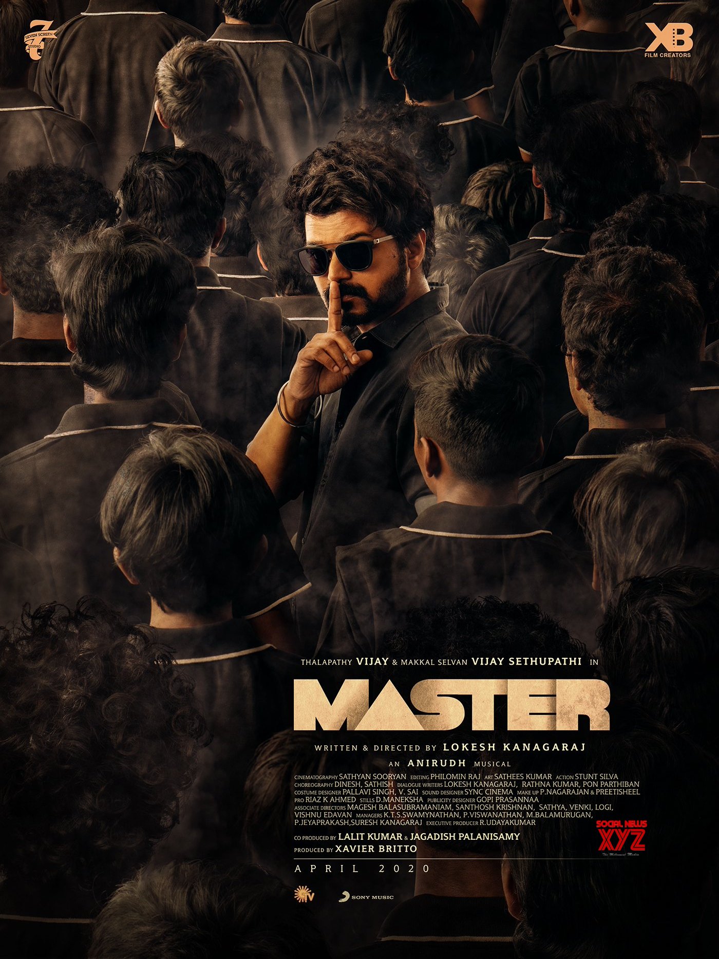 Thalapathy Vijay's Master Movie Second Look Poster - Social News XYZ