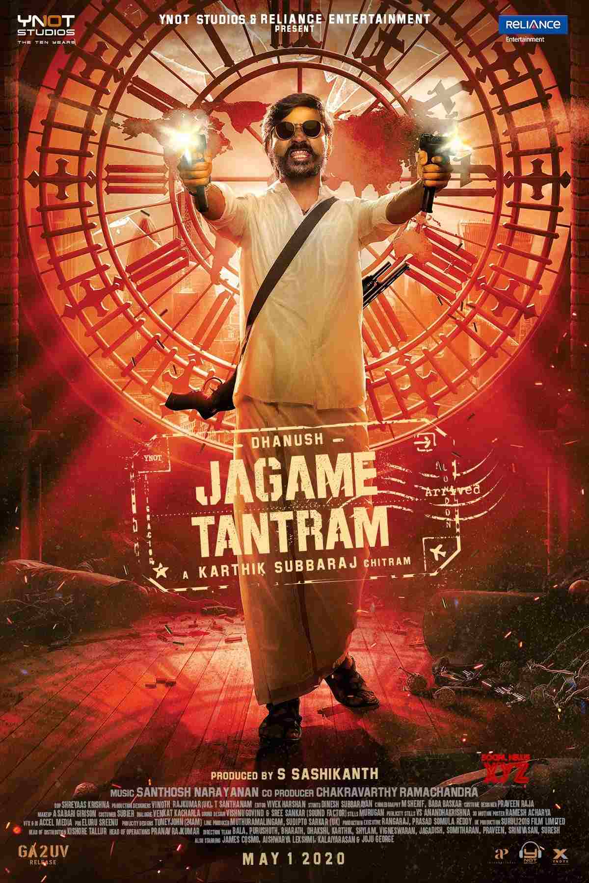 Dhanush's Jagame Thandhiram Aka Jagame Tantram Movie First Look Posters ...