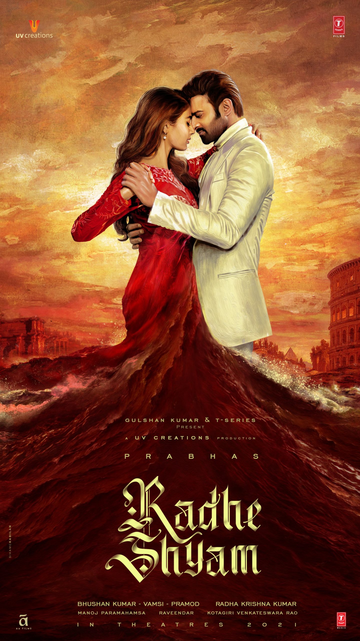 Prabhas and Pooja Hegde's 'Radhe Shyam' first look poster