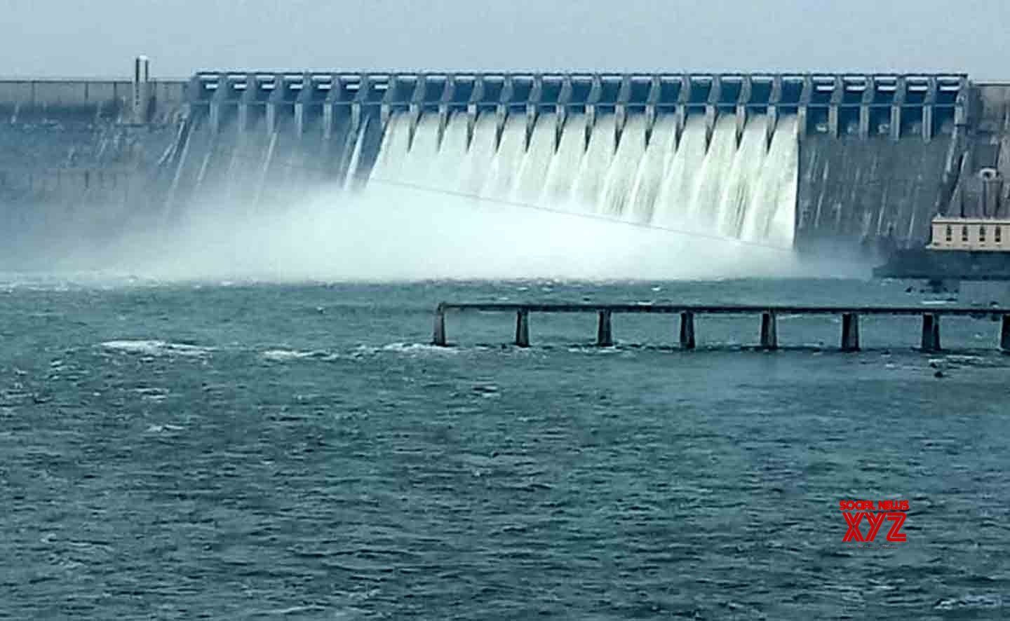 Nalgonda: 14 Floodgates Of Nagarjunasagar Dam Opened Amid Heavy Rain ...