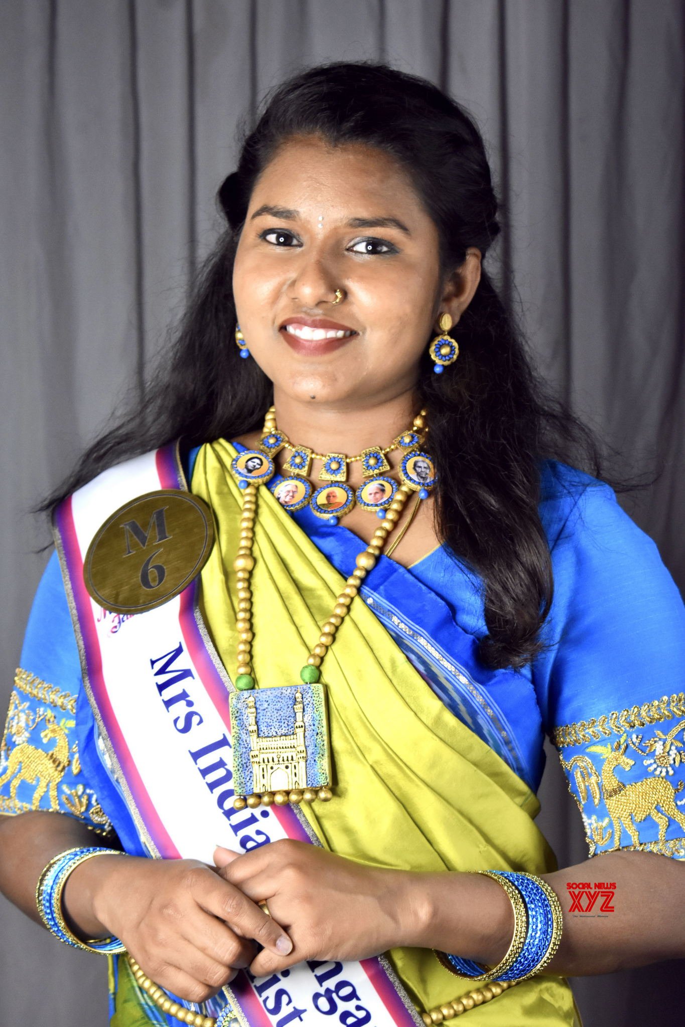 Mrs India Telangana 2020 Winner Hansapriya Gallery Social News XYZ