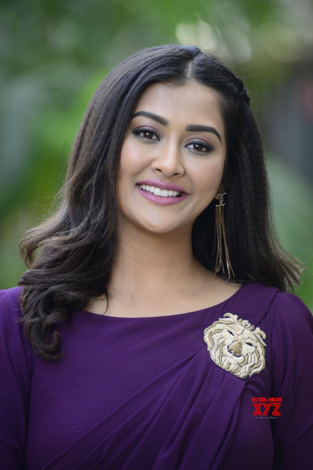 Actress Pooja Jhaveri Stills From Bangaru Bullodu Movie Trailer Launch ...