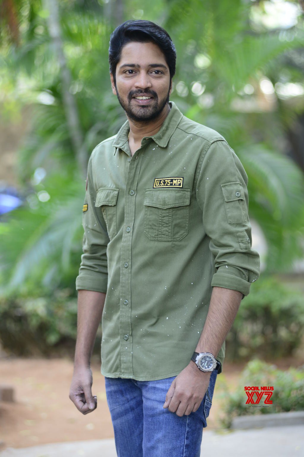 Allari Naresh Stills From Bangaru Bullodu Movie Trailer Launch - Social ...