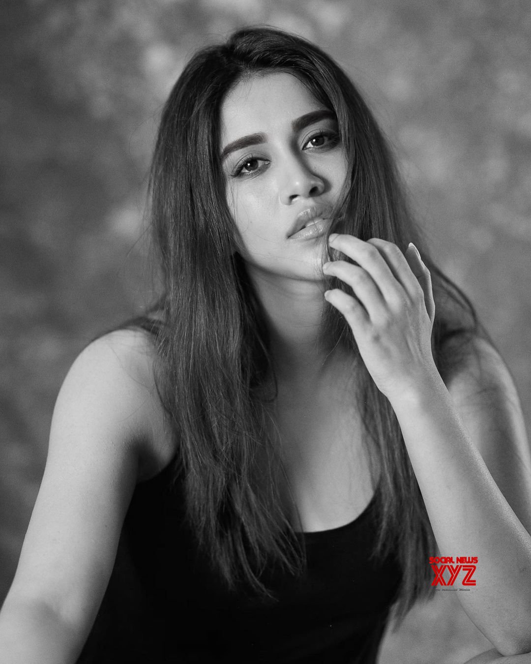 Actress Nabha Natesh Latest Hot And Glam Stills In Black And White ...