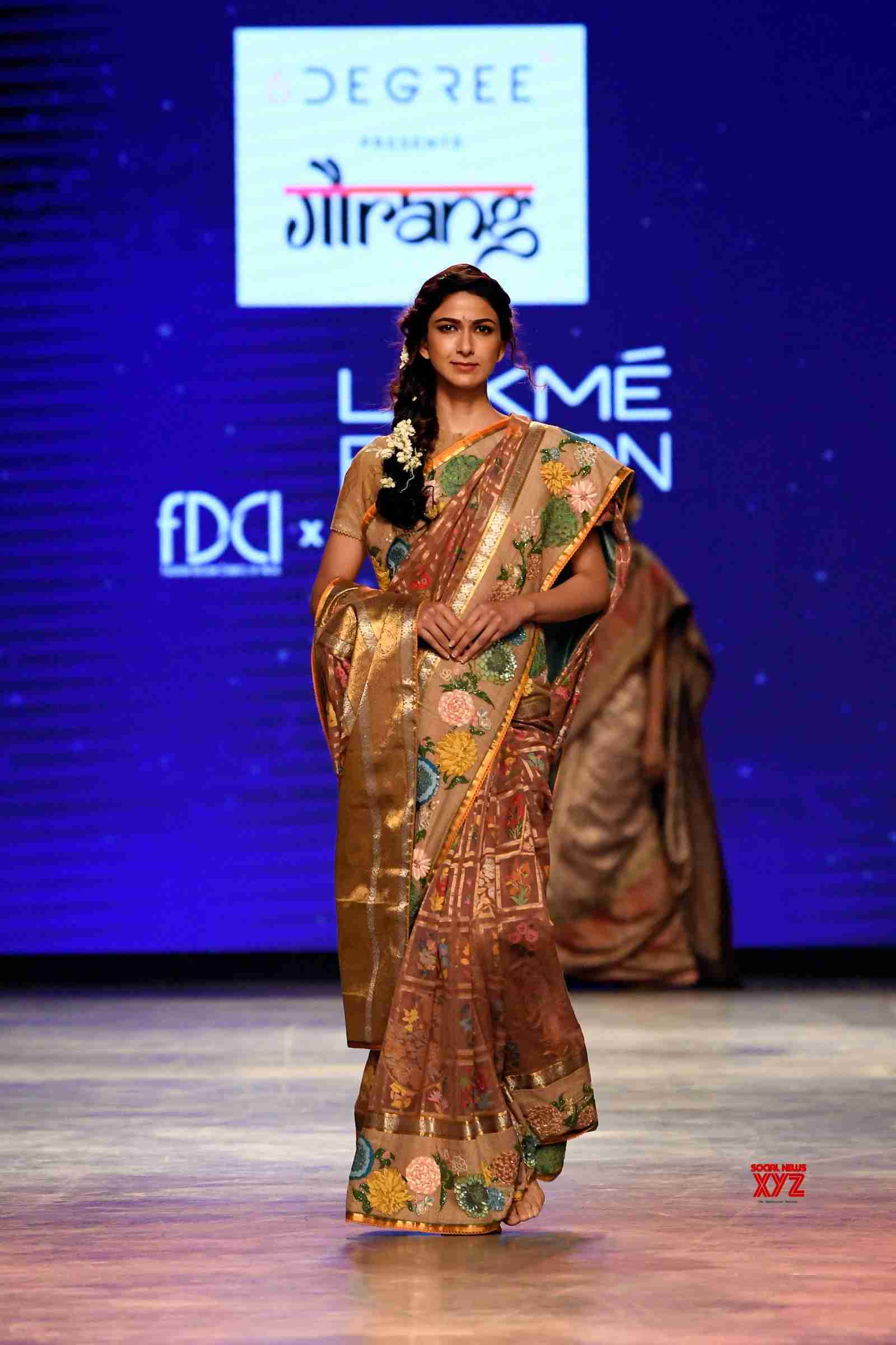 Actress Taapsee Pannu Ramp Walks For Gaurang As Showstopper At Lakme