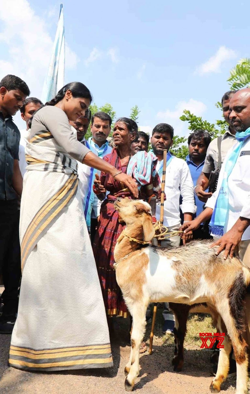 Hyderabad:YSRCP President YS Sharmila During Her 4,000 - Kilometre Long ...