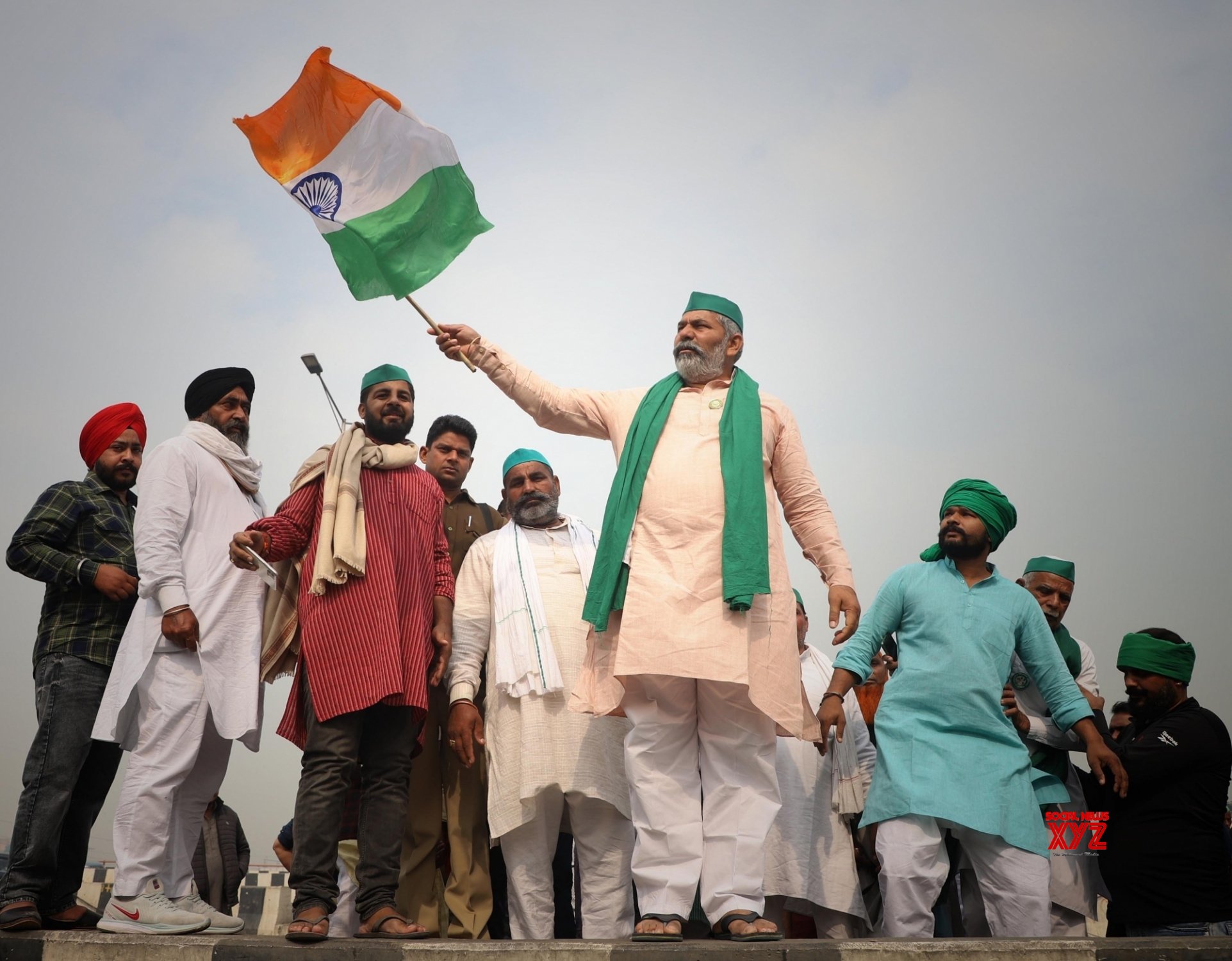 New Delhi:Bharatiya Kisan Union(BKU) Leader - National Rakesh Tikait ...