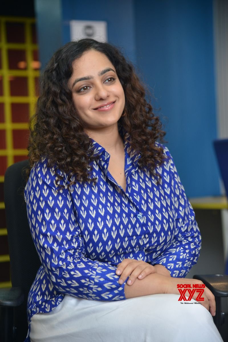 Actress Nithya Menon Glam Stills From Sky Lab Movie Interview - Social ...