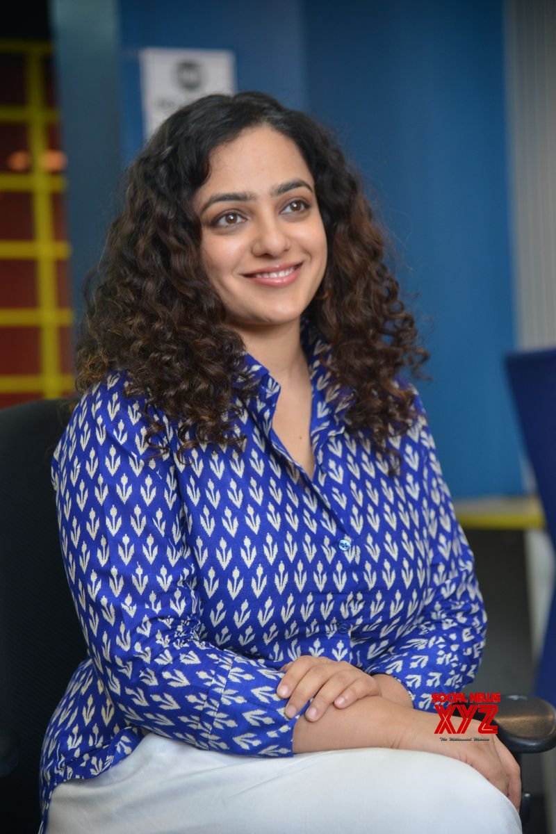 Actress Nithya Menon Glam Stills From Sky Lab Movie Interview - Social ...