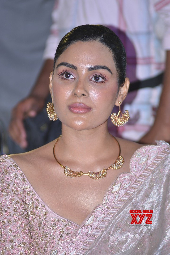 Actress Samyuktha Menon Stills From Bheemla Nayak Movie Pre Release ...