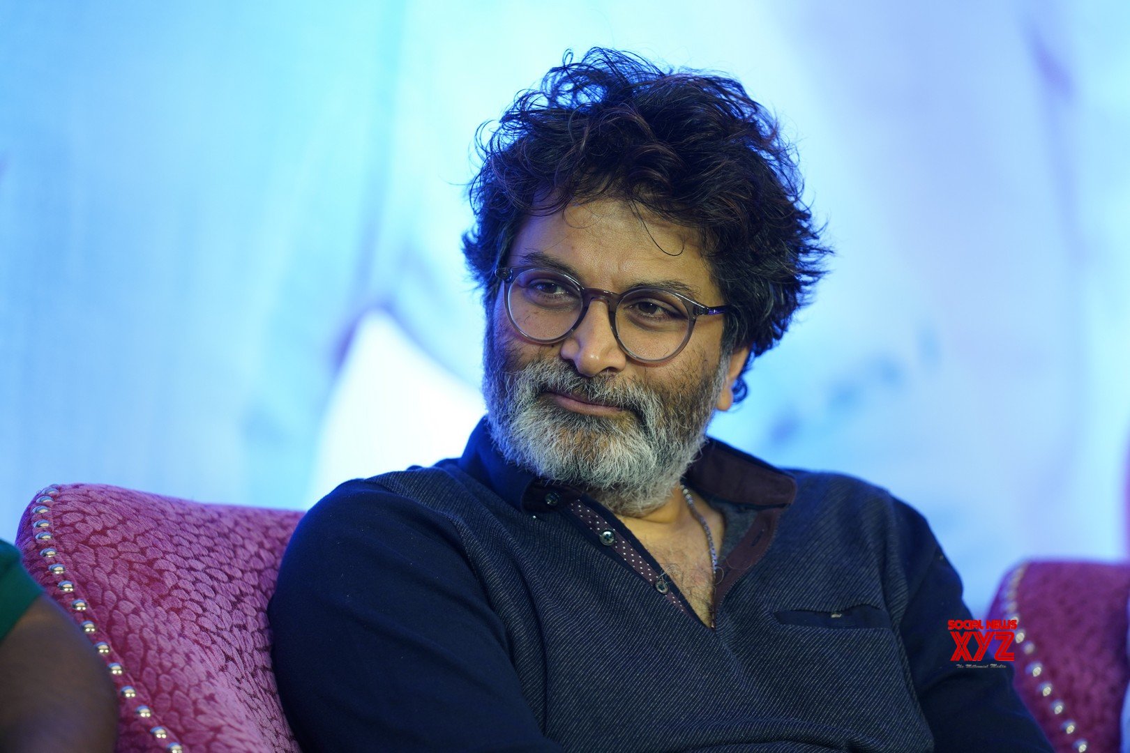 Trivikram Srinivas Stills From Bheemla Nayak Movie Success Meet ...