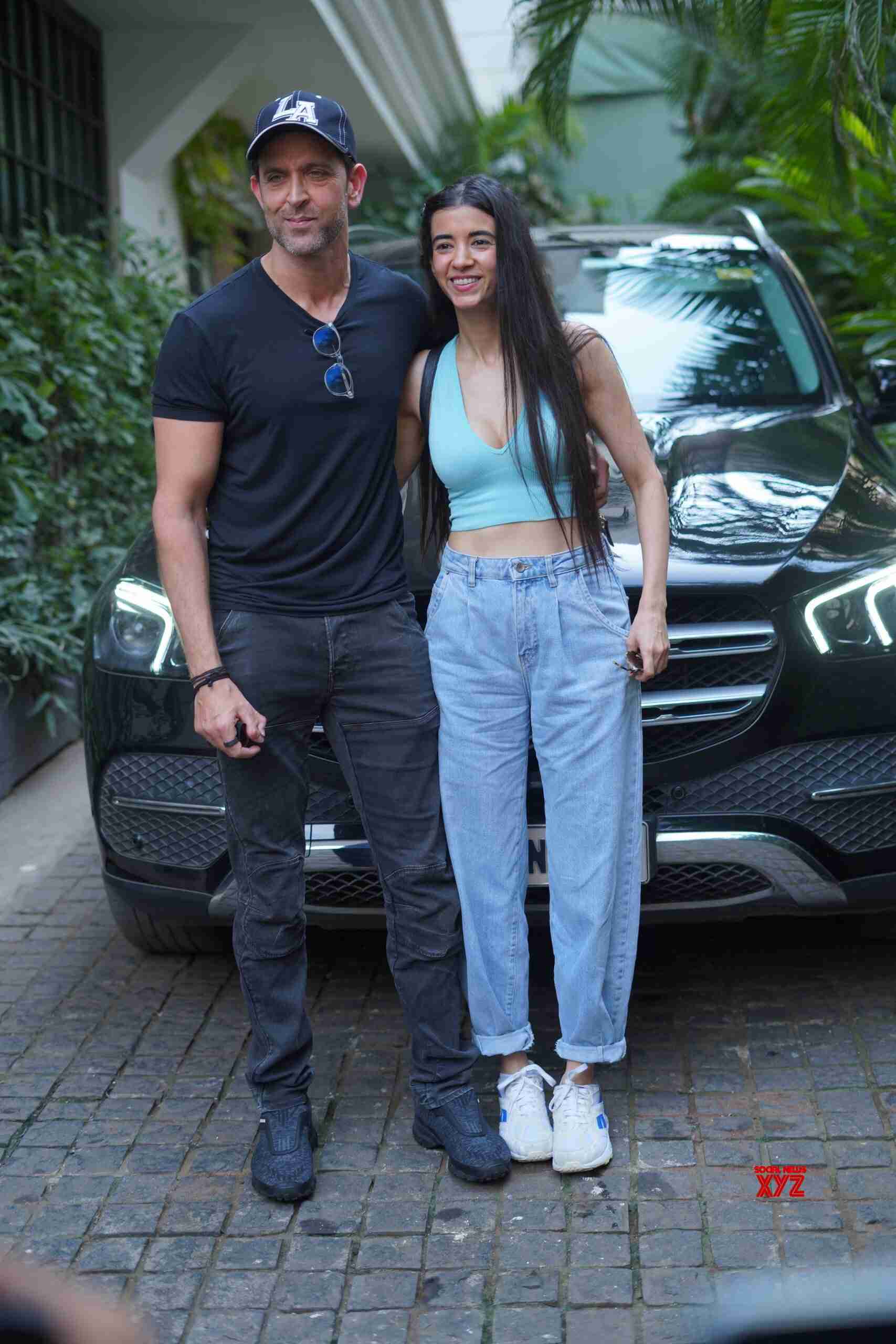 Hrithik Roshan Along With His Girlfriend Saba Azad Spotted During A ...