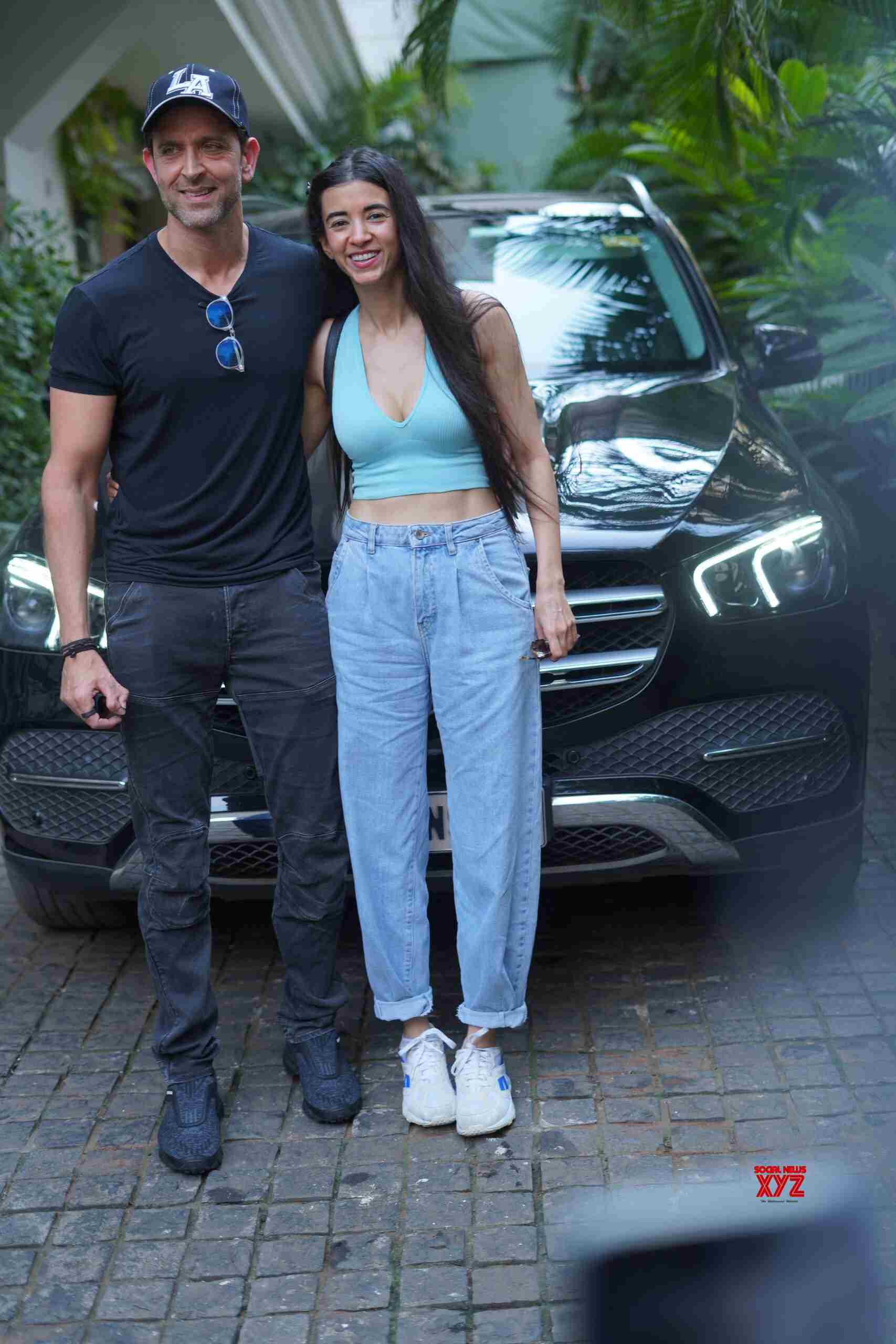 Hrithik Roshan Along With His Girlfriend Saba Azad Spotted During A ...