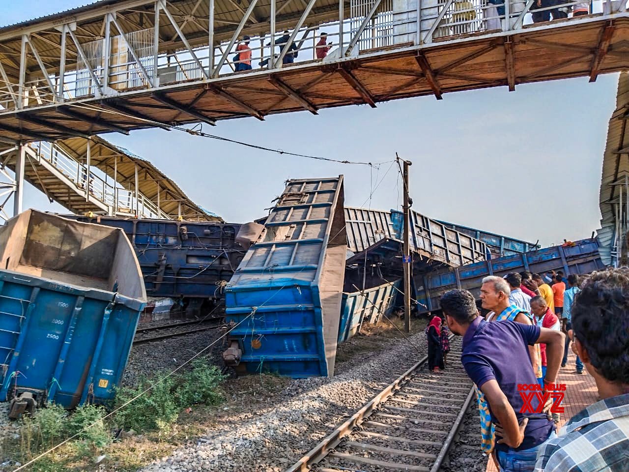 Jajpur : Goods Train Derailed In Odisha #Gallery - Social News XYZ