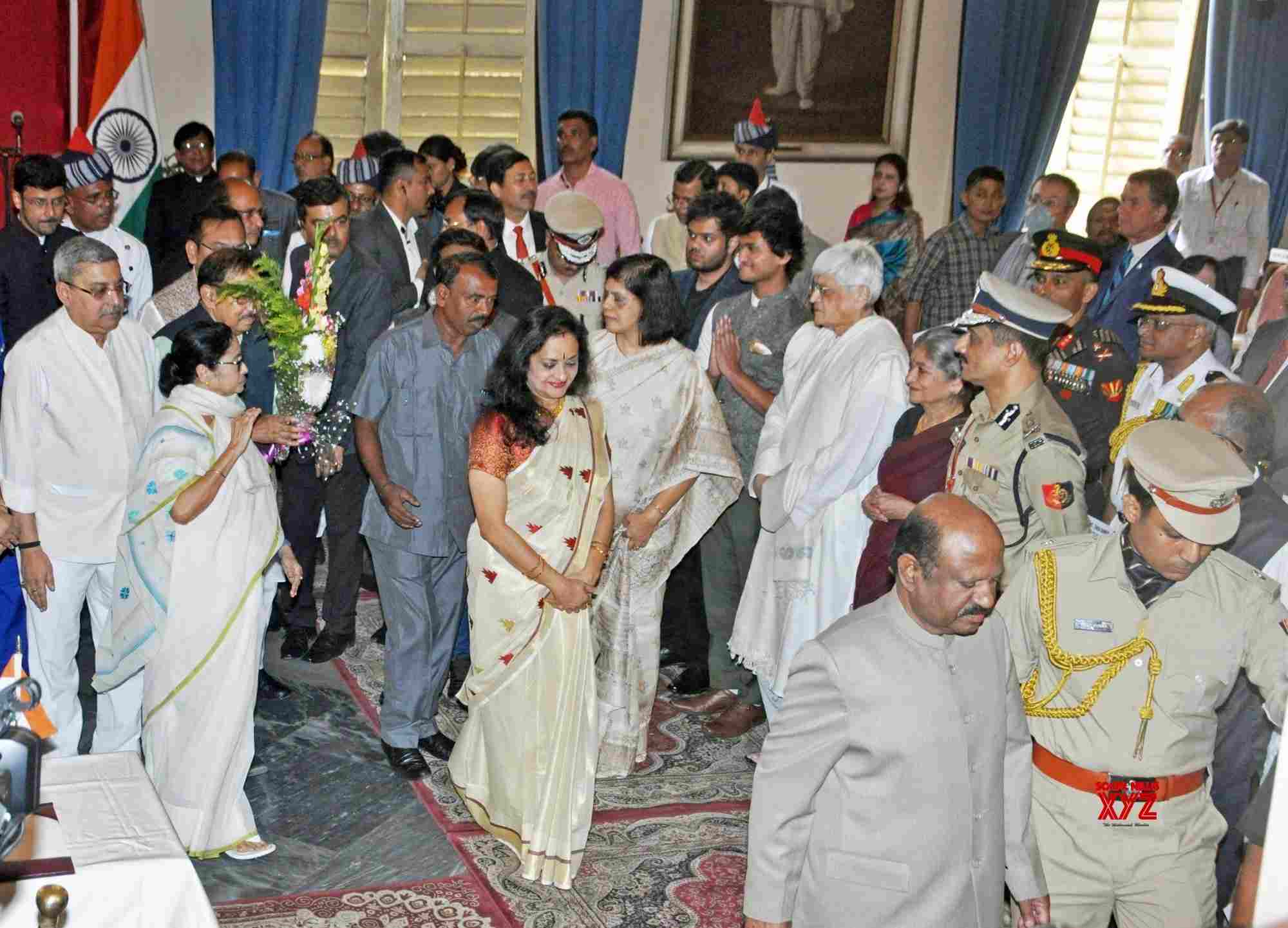 Kolkata: Newly Appointed West Bengal Governor Dr CV Ananda Bose With CM ...