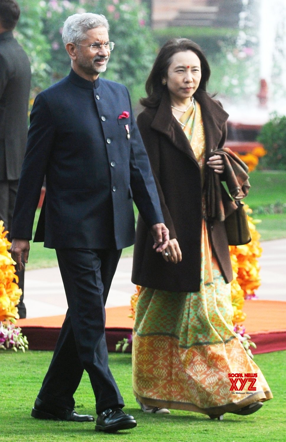 New Delhi : External Affairs Minister S Jaishankar Along With Wife ...