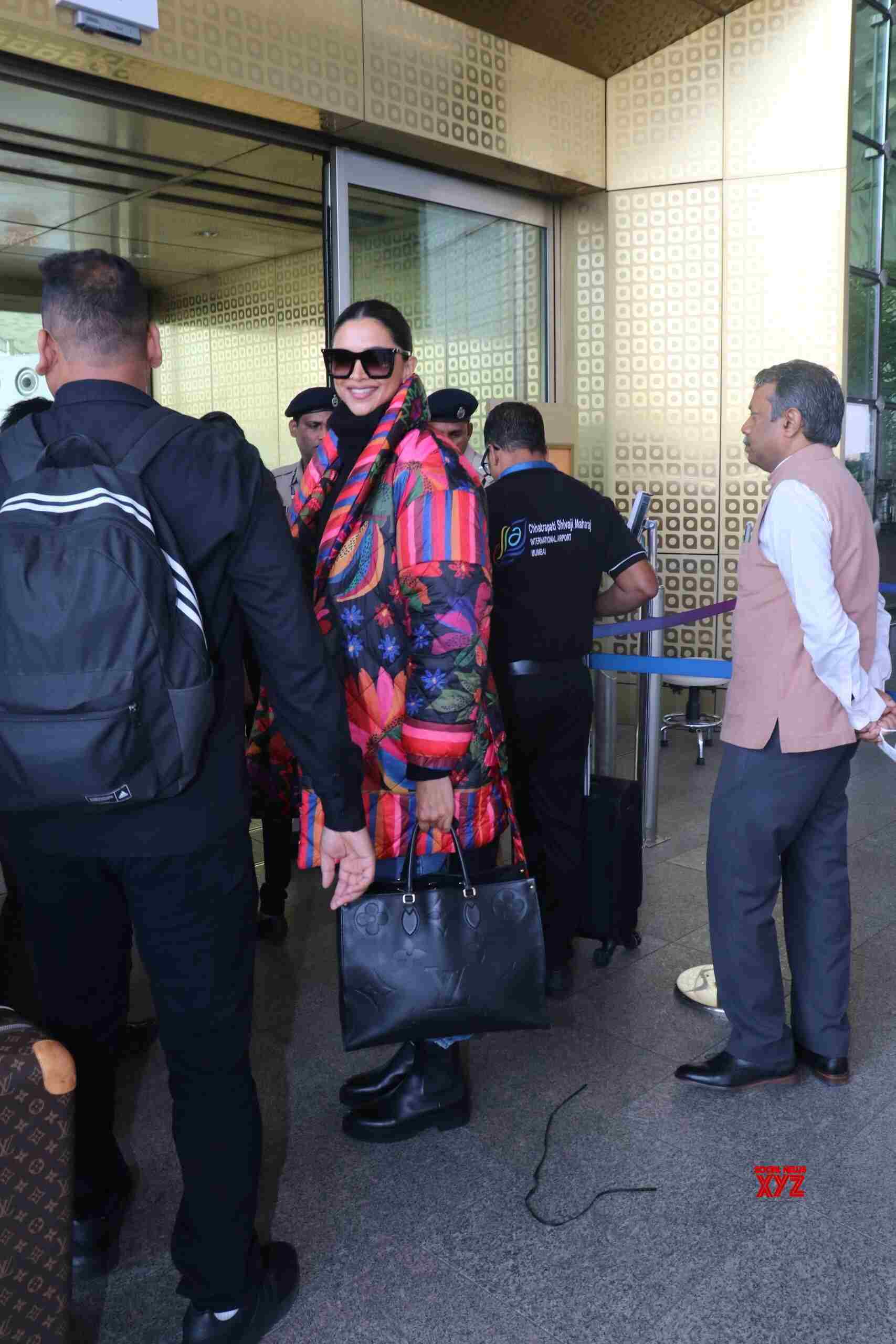 Actress Deepika Padukone Spotted At Airport In Mumbai Departure ...