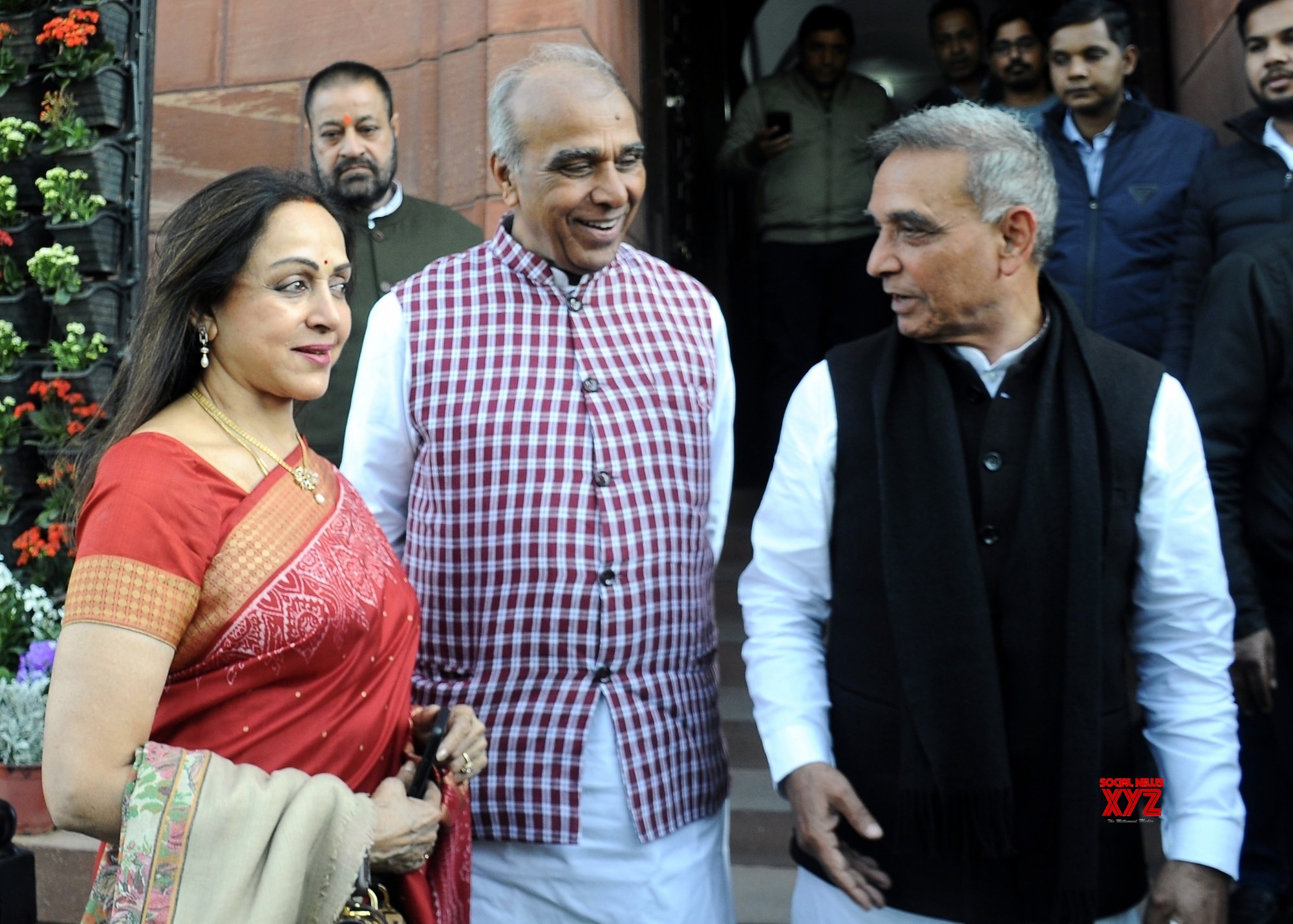 New Delhi: BJP MPs Hema Malini, Jagdambika Pal And Satya Pal Singh At ...