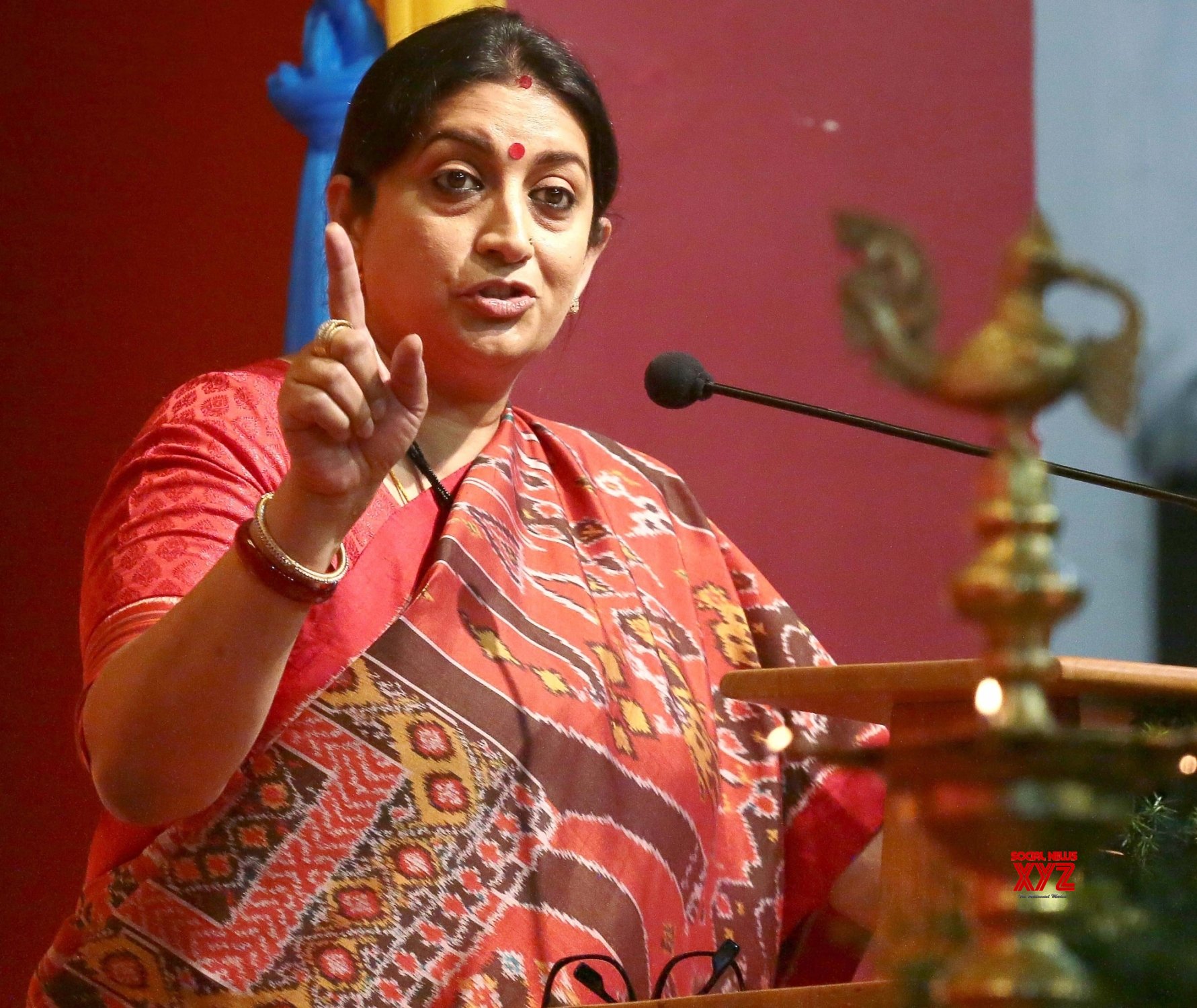 :Bengaluru:Union Minister Of Women And Child Development Smriti Irani ...