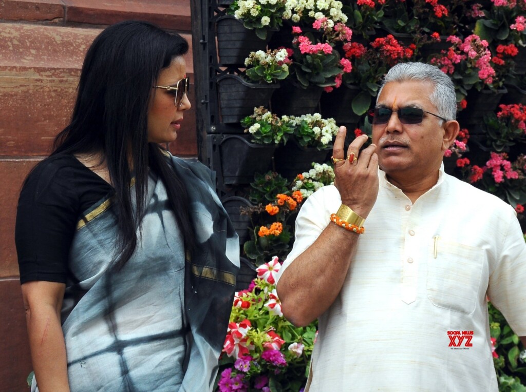 New Delhi: TMC MP Mahua Moitra at Parliament #Gallery